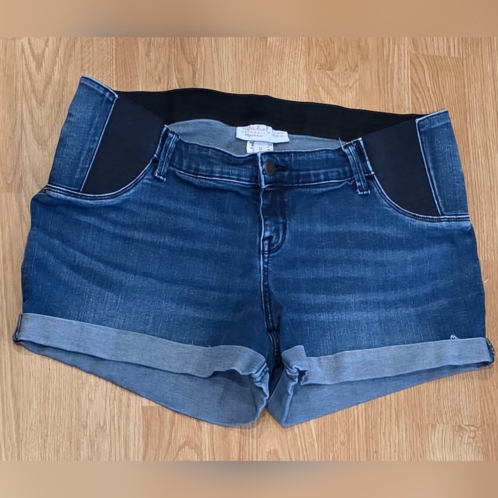 Maternity Stretch Midi Shorts Size 12